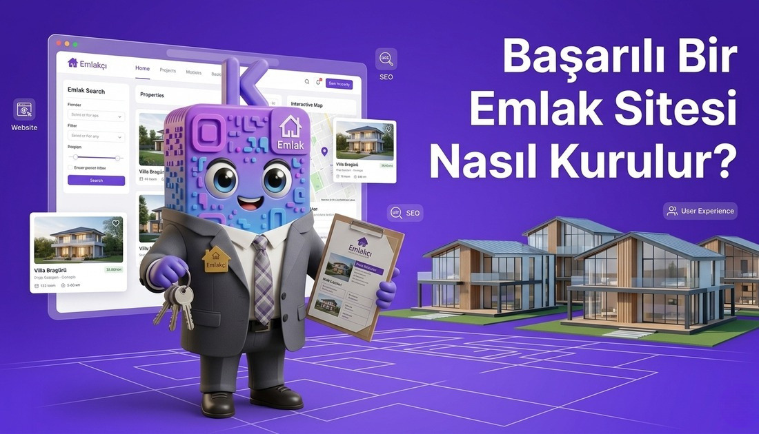 Profesyonel Emlak Web Sitesi Nasıl Kurulur? – KobiQR Blog Yazısı